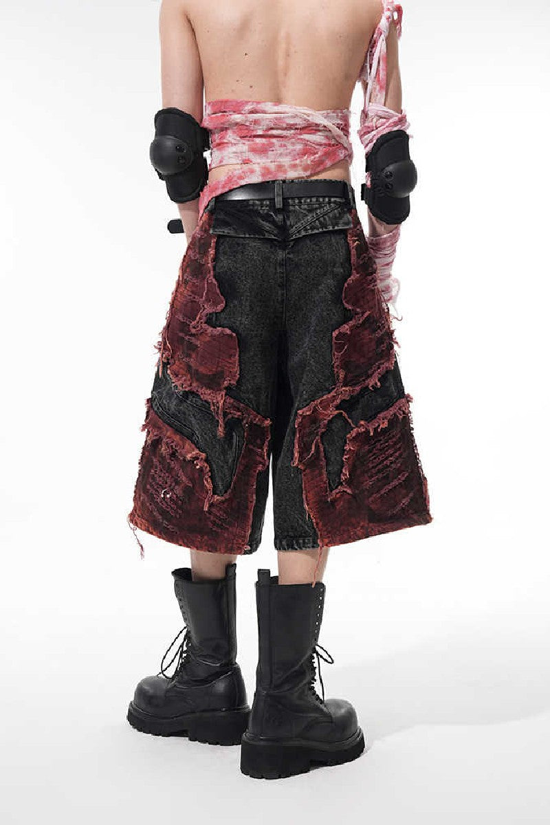 Distressed Punk Jorts