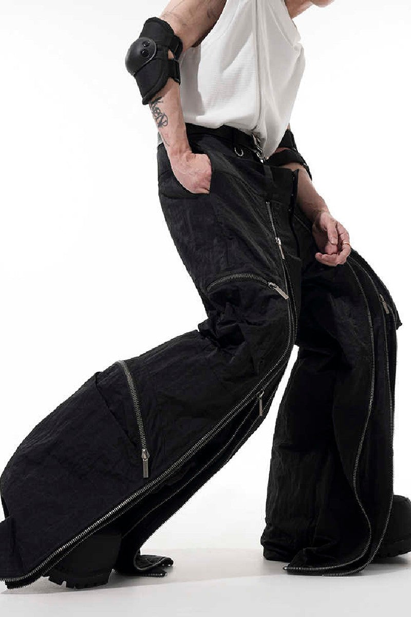 Zippered Multi Pocket Cargo Pants