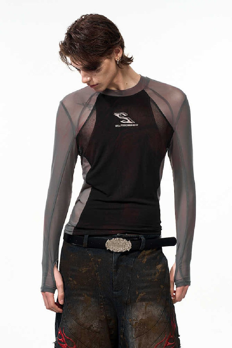 Sheer Mesh Undershirt