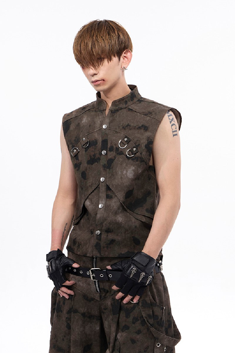 Camo Strap Cargo Jeans