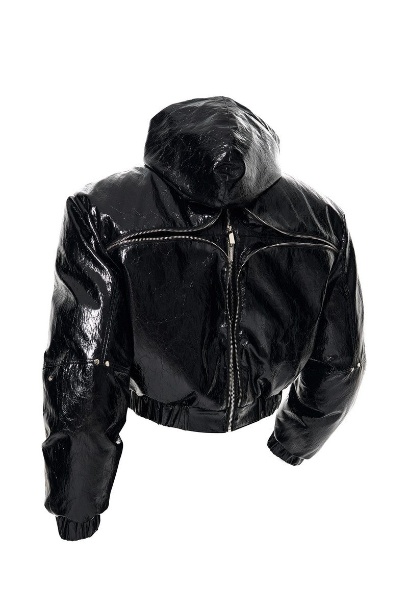 Deconstructed Zip Puffer Jacket