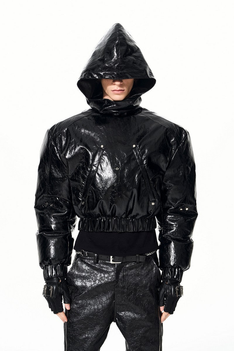 Deconstructed Zip Puffer Jacket