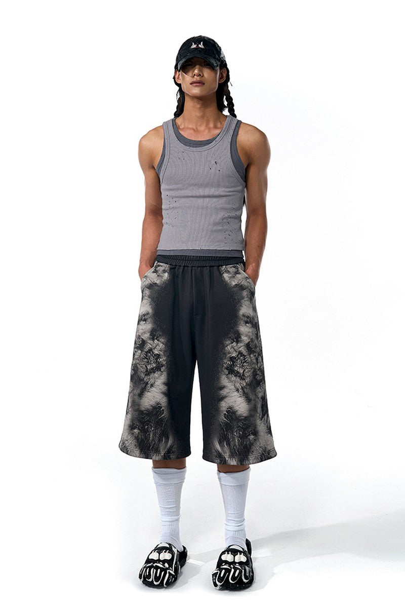 Layered Distressed Fitted Tank