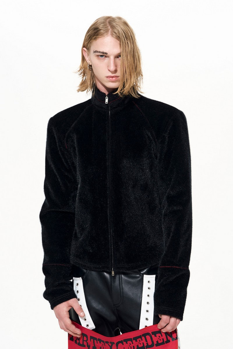 Faux Pony Hair Fur Jacket