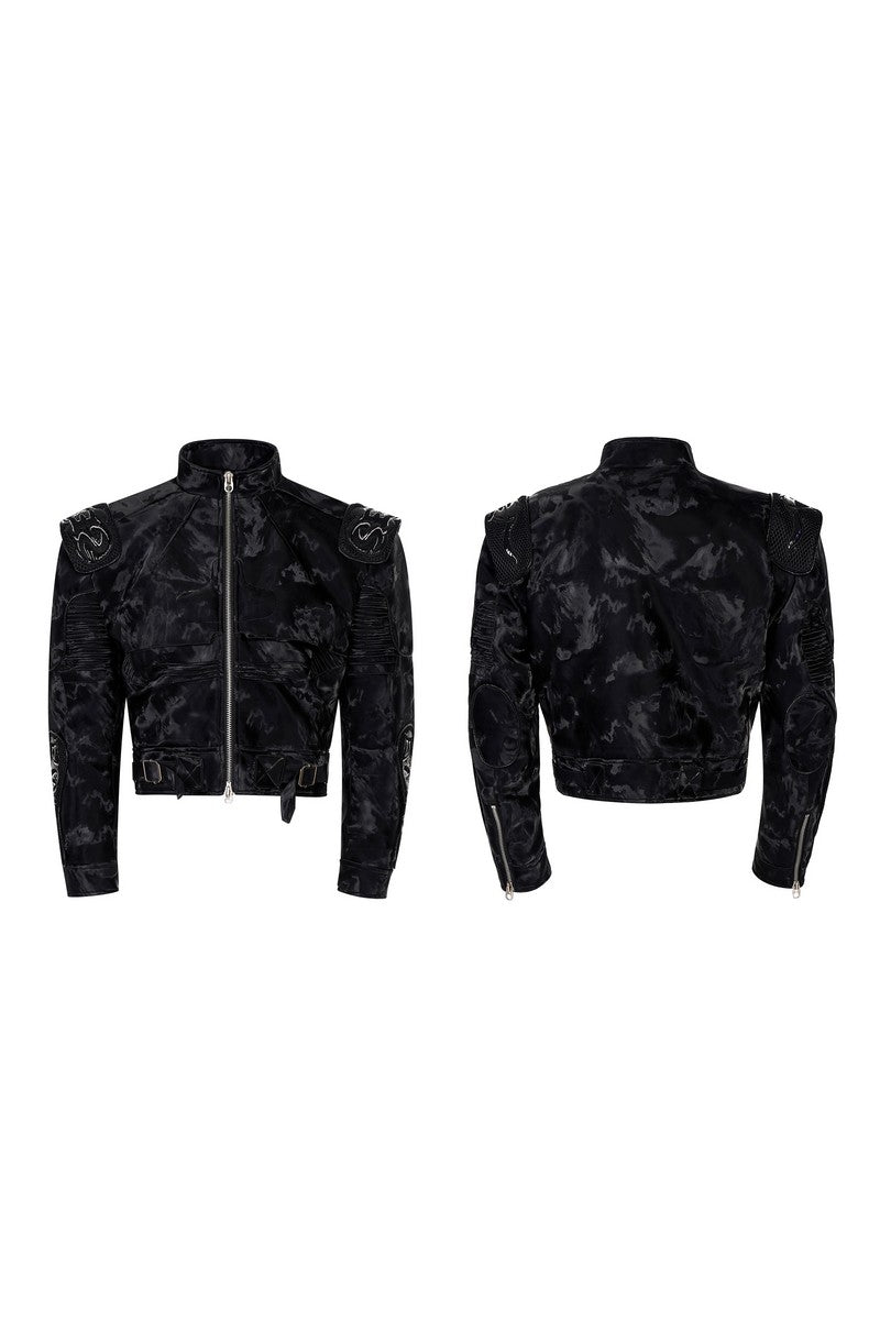 Silver Moto Dragon Jacket