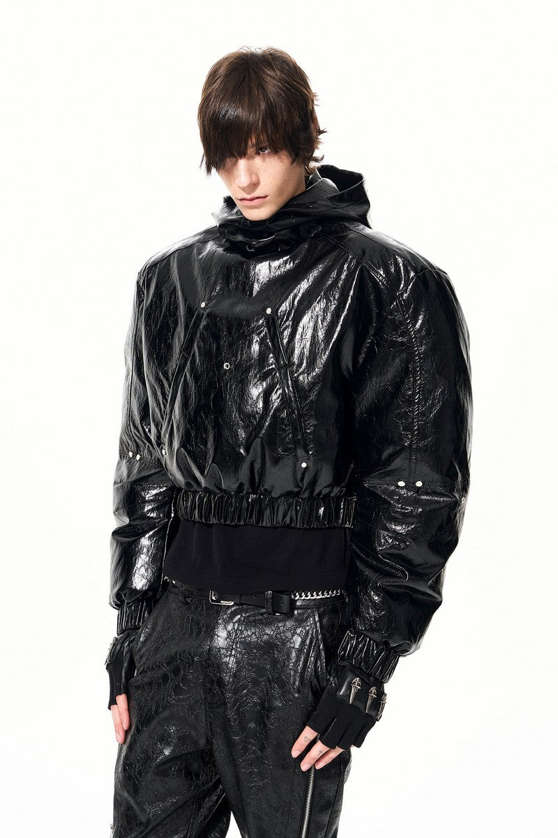 Deconstructed Zip Puffer Jacket