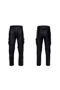 Armored Punk Moto PU Pants
