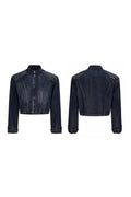Studded Washed Denim Jacket