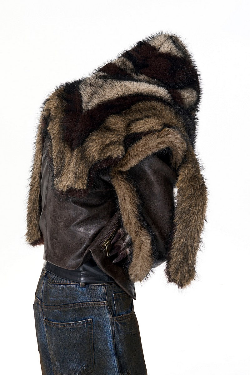 Faux Mink Trapper Hat