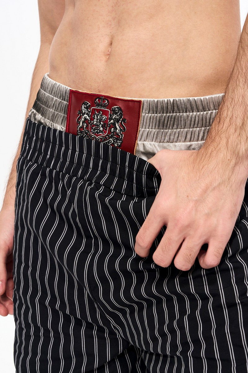 Double Waistband Logo Boxer Briefs