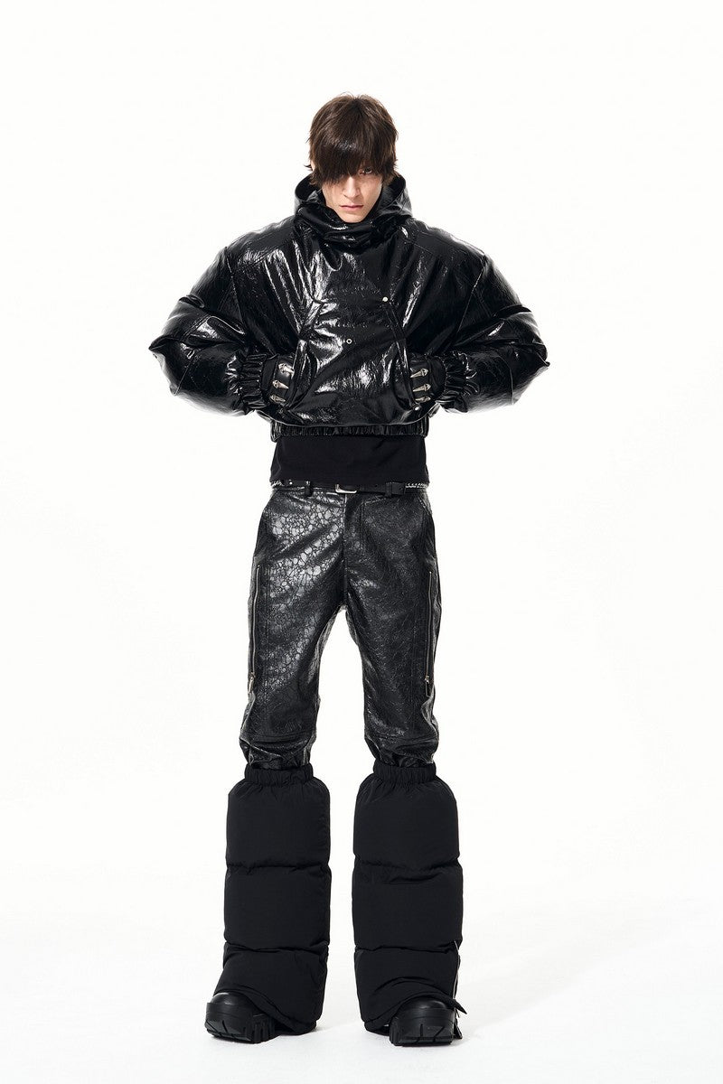 Deconstructed Zip Puffer Jacket