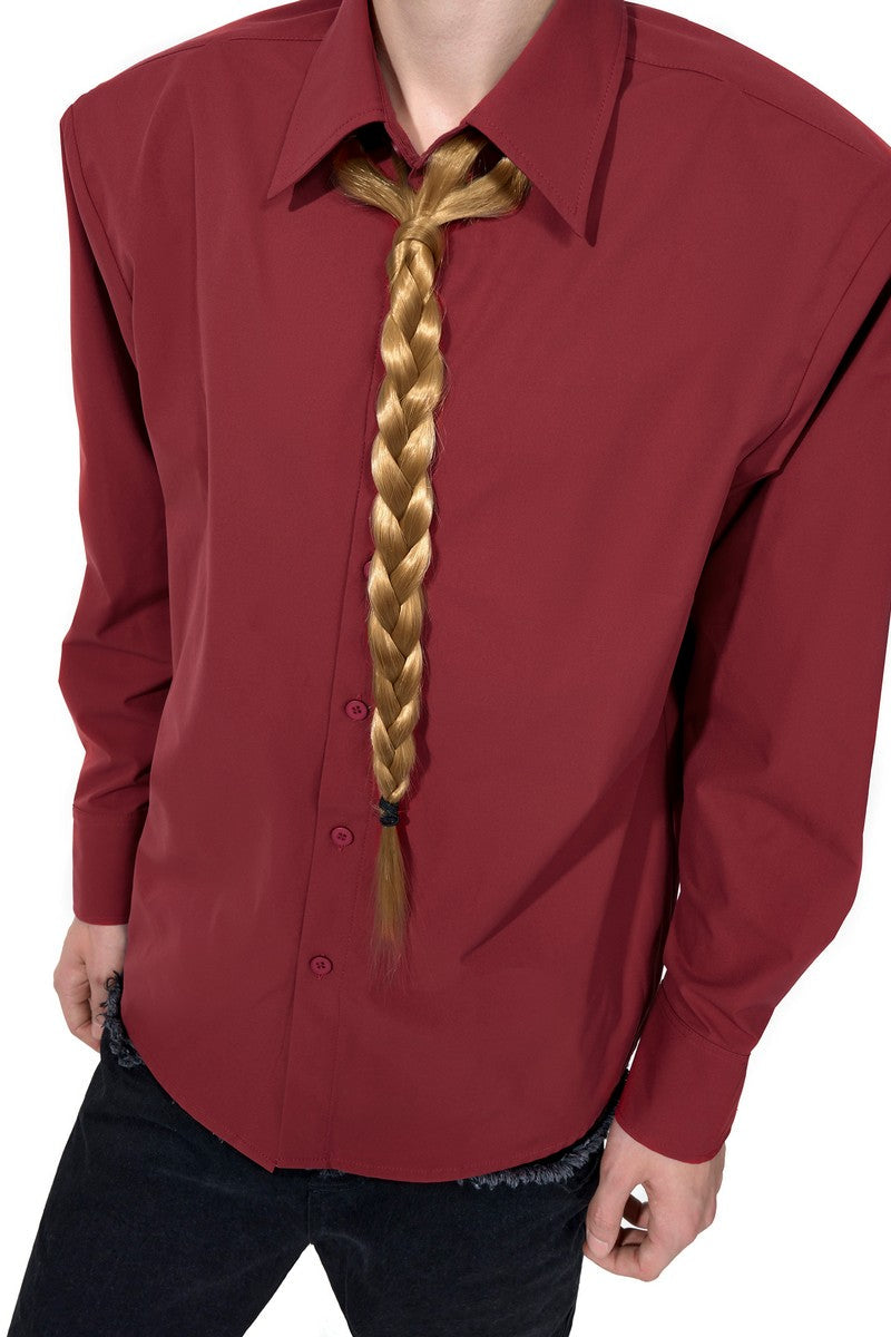 Braided Rope Statement Necktie