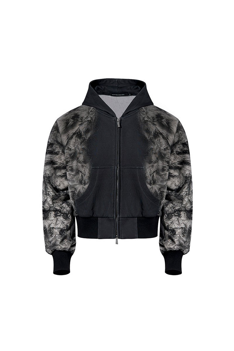Smoke Camo Zip-Up Hoodie
