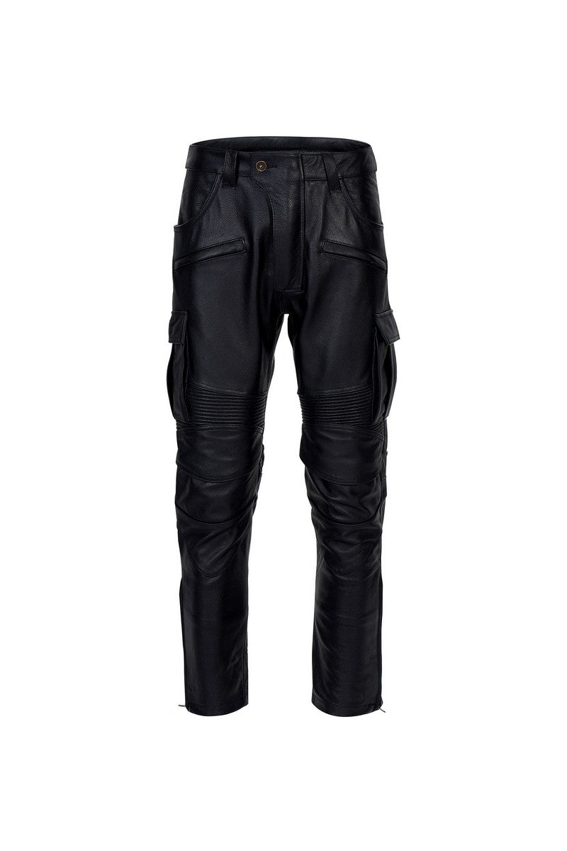Armored Punk Moto PU Pants