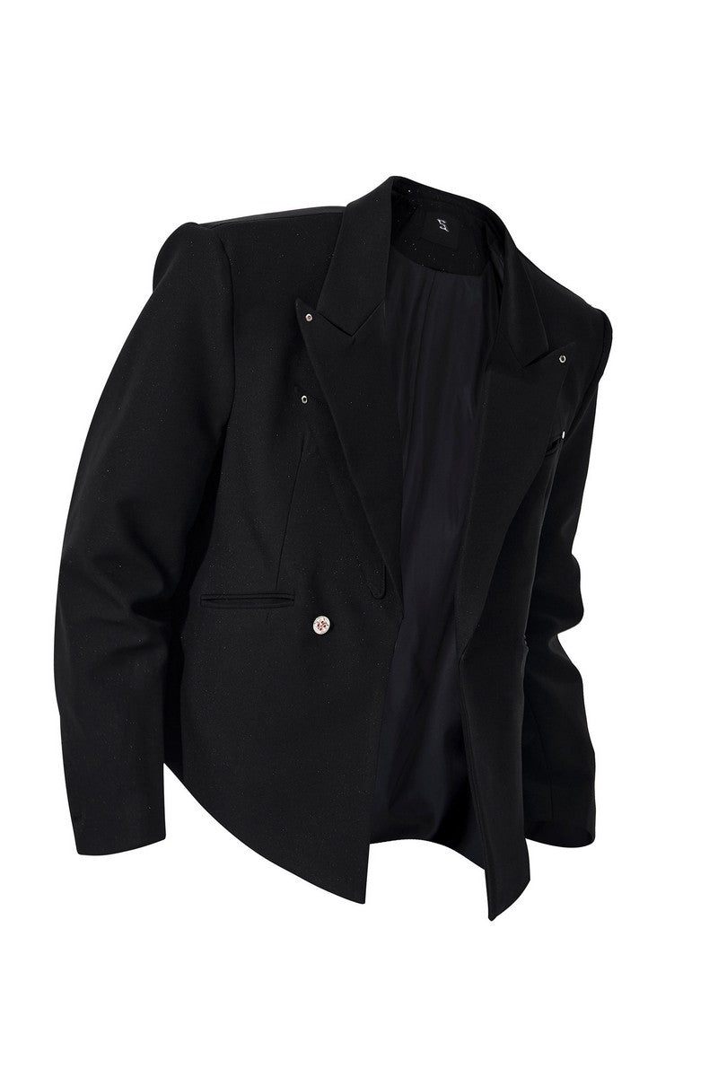 Cropped Tailored Blazer