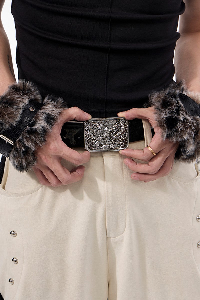 Laser Etched Dragon Belt