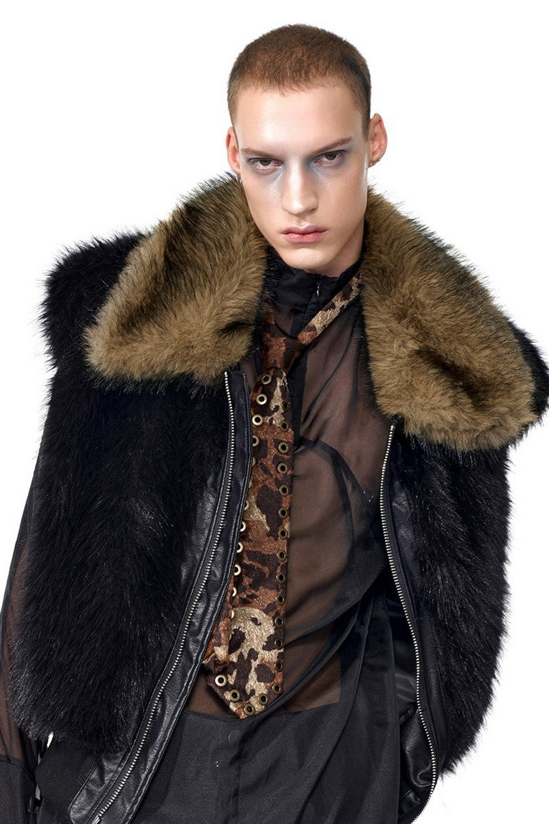 Faux Fur Streetwear Vest