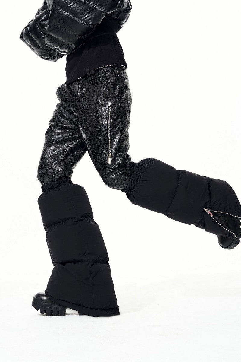 Fleece Zipper Leg Warmers