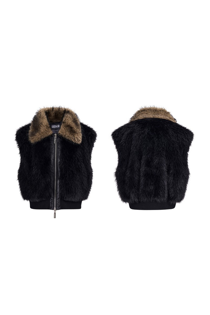 Faux Fur Streetwear Vest