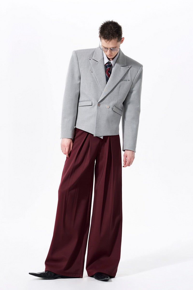 Cropped Tailored Blazer