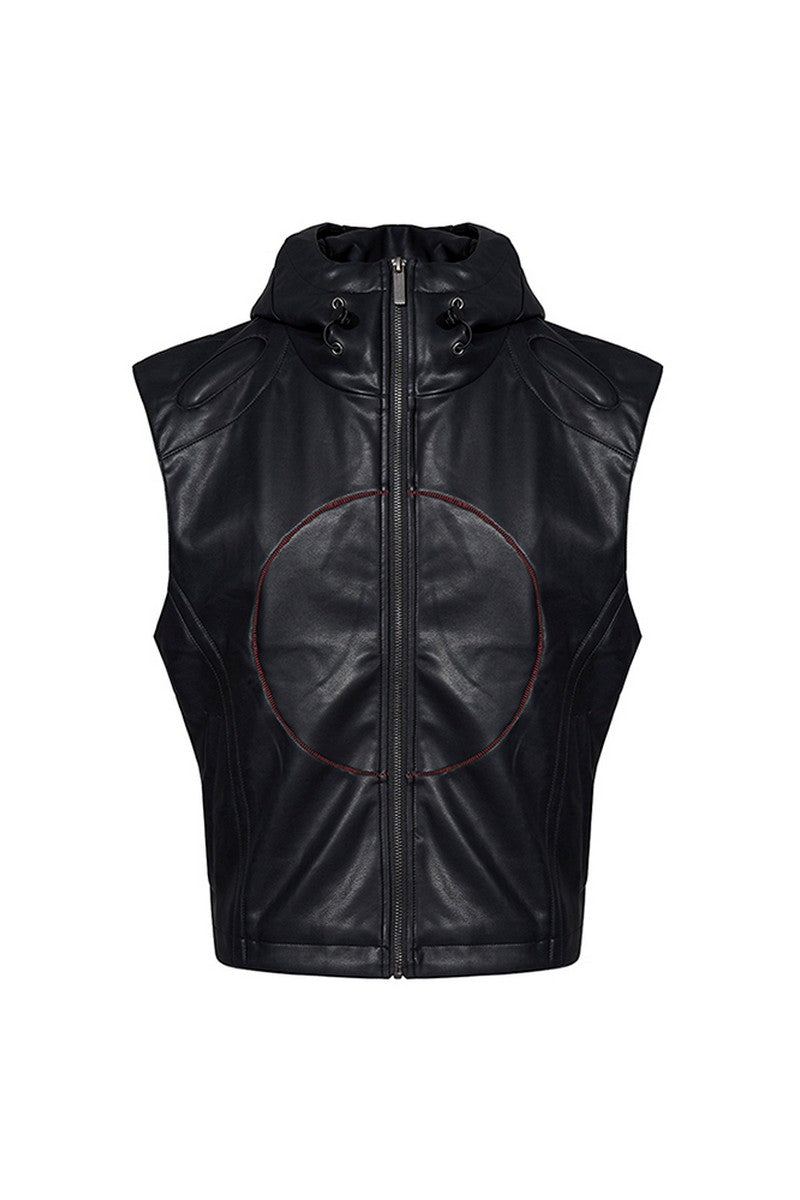 Hooded Star Patch Vest