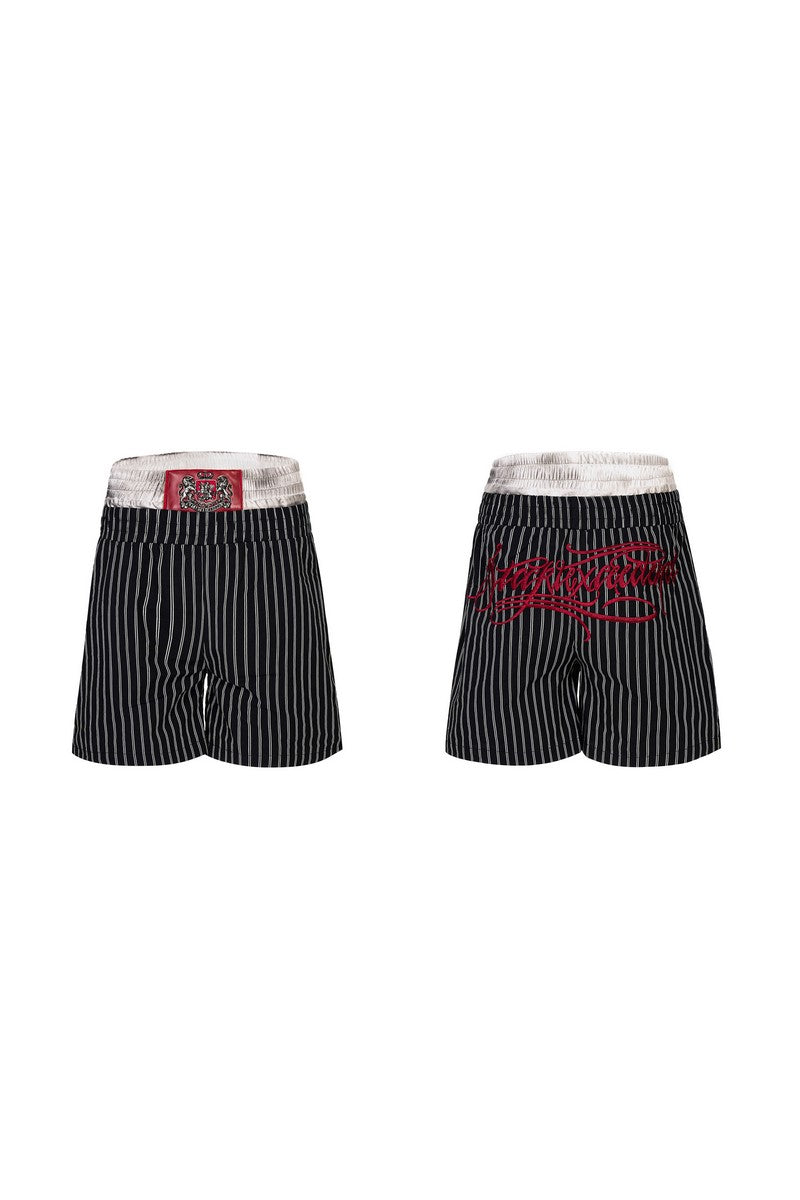 Double Waistband Logo Boxer Briefs