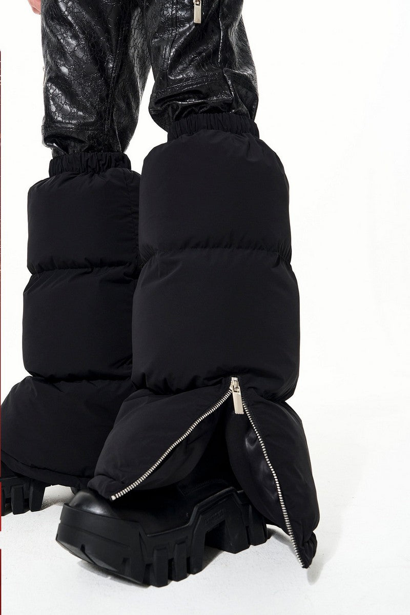 Fleece Zipper Leg Warmers