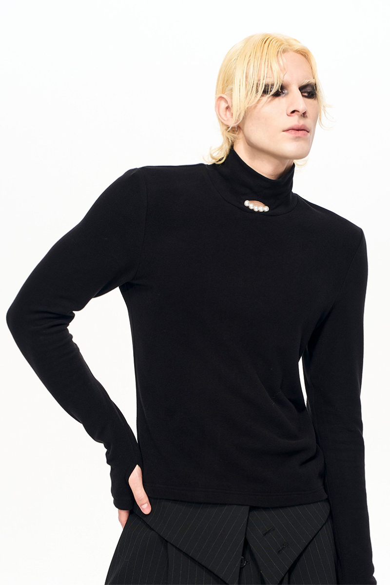 Thermal Mock Neck Base Layer Tee