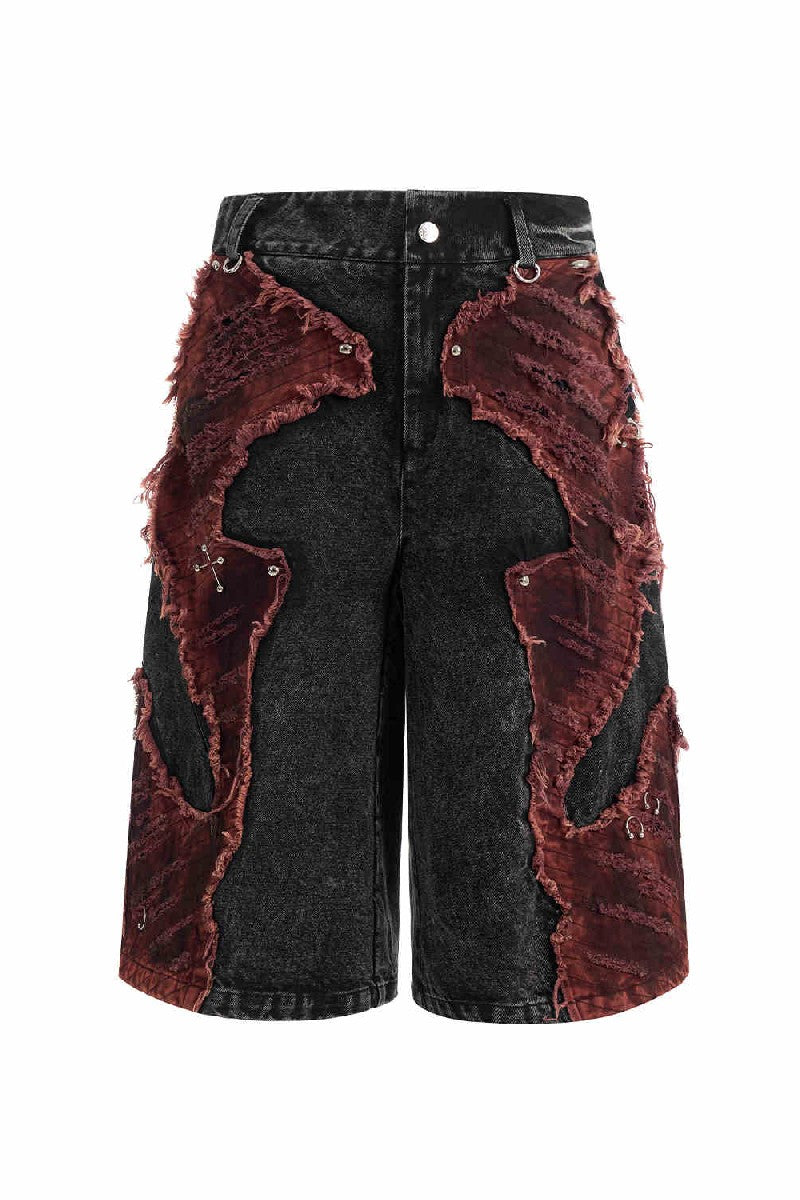 Distressed Punk Jorts