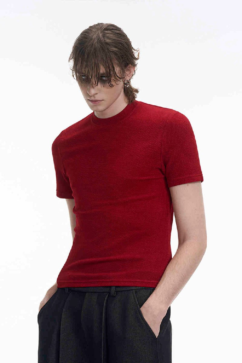 Black Slim Fit Stretch T-Shirt