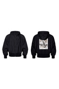 Back Patch Hooded Windbreaker