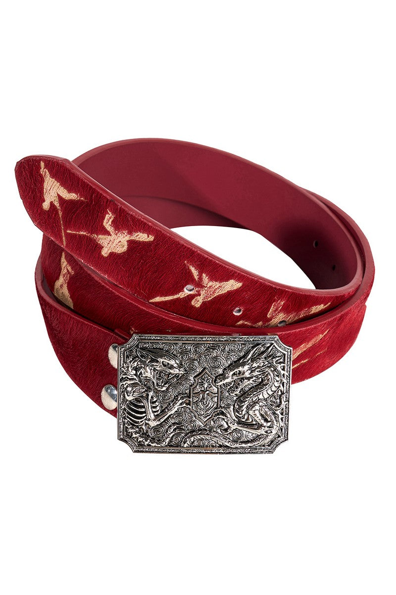Laser Etched Dragon Belt