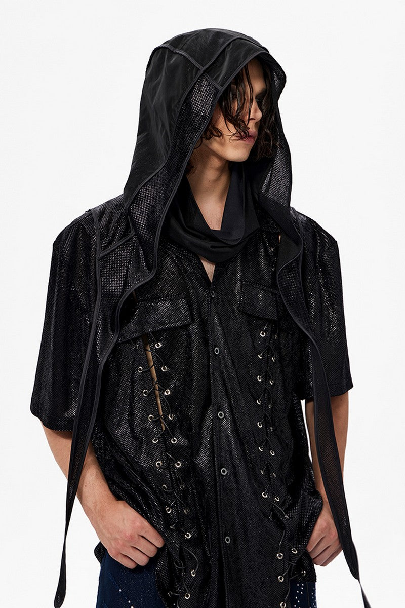 Dark Mesh Sun Shield Hat