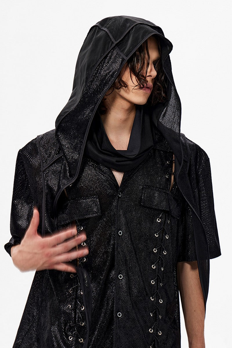 Dark Mesh Sun Shield Hat